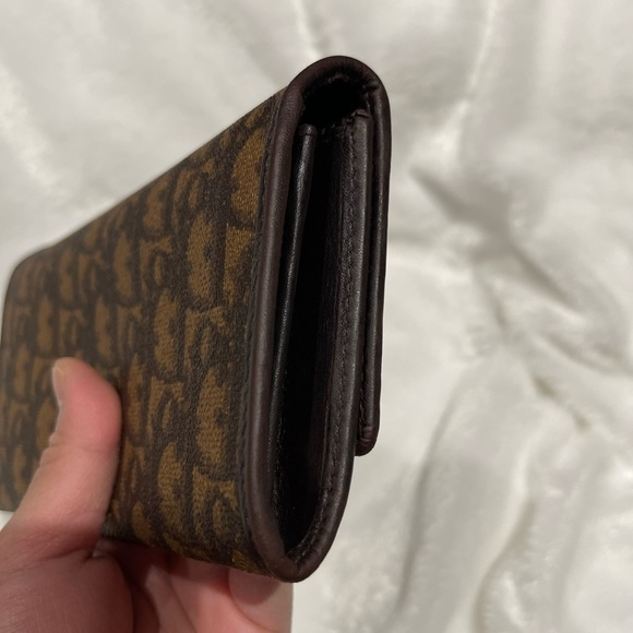 Authentic Christian Dior Brown Monogram Wallet - Picture 6 of 8